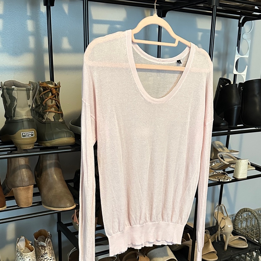 Light Pink Sheer Sweater